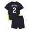 Maillot de football Réplique Manchester City Kyle Walker #2 Extérieur Enfant 2024-25 Manche Courte (+ Pantalon court)