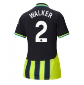 Maillot de football Réplique Manchester City Kyle Walker #2 Extérieur Femme 2024-25 Manche Courte