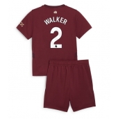 Maillot de football Réplique Manchester City Kyle Walker #2 Troisième Enfant 2024-25 Manche Courte (+ Pantalon court)