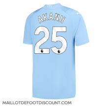 Maillot de football Réplique Manchester City Manuel Akanji #25 Domicile 2023-24 Manche Courte