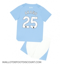 Maillot de football Réplique Manchester City Manuel Akanji #25 Domicile Enfant 2023-24 Manche Courte (+ Pantalon court)