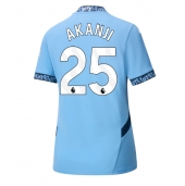 Maillot de football Réplique Manchester City Manuel Akanji #25 Domicile Femme 2024-25 Manche Courte