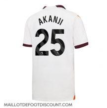 Maillot de football Réplique Manchester City Manuel Akanji #25 Extérieur 2023-24 Manche Courte