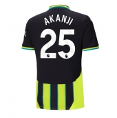 Maillot de football Réplique Manchester City Manuel Akanji #25 Extérieur 2024-25 Manche Courte