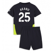 Maillot de football Réplique Manchester City Manuel Akanji #25 Extérieur Enfant 2024-25 Manche Courte (+ Pantalon court)