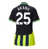 Maillot de football Réplique Manchester City Manuel Akanji #25 Extérieur Femme 2024-25 Manche Courte