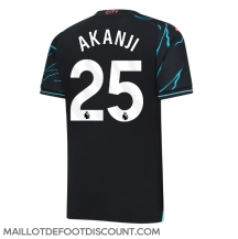 Maillot de football Réplique Manchester City Manuel Akanji #25 Troisième 2023-24 Manche Courte