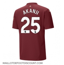 Maillot de football Réplique Manchester City Manuel Akanji #25 Troisième 2024-25 Manche Courte