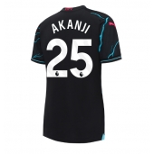 Maillot de football Réplique Manchester City Manuel Akanji #25 Troisième Femme 2023-24 Manche Courte