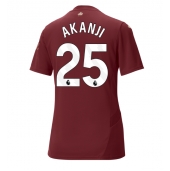 Maillot de football Réplique Manchester City Manuel Akanji #25 Troisième Femme 2024-25 Manche Courte