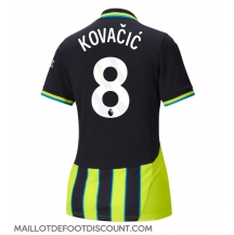 Maillot de football Réplique Manchester City Mateo Kovacic #8 Extérieur Femme 2024-25 Manche Courte