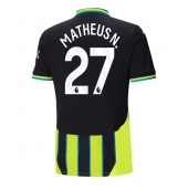 Maillot de football Réplique Manchester City Matheus Nunes #27 Extérieur 2024-25 Manche Courte