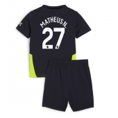 Maillot de football Réplique Manchester City Matheus Nunes #27 Extérieur Enfant 2024-25 Manche Courte (+ Pantalon court)