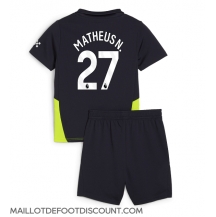 Maillot de football Réplique Manchester City Matheus Nunes #27 Extérieur Enfant 2024-25 Manche Courte (+ Pantalon court)