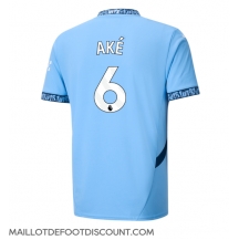 Maillot de football Réplique Manchester City Nathan Ake #6 Domicile 2024-25 Manche Courte