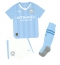 Maillot de football Réplique Manchester City Nathan Ake #6 Domicile Enfant 2023-24 Manche Courte (+ Pantalon court)