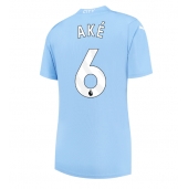 Maillot de football Réplique Manchester City Nathan Ake #6 Domicile Femme 2023-24 Manche Courte