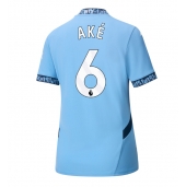 Maillot de football Réplique Manchester City Nathan Ake #6 Domicile Femme 2024-25 Manche Courte