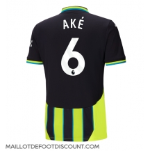 Maillot de football Réplique Manchester City Nathan Ake #6 Extérieur 2024-25 Manche Courte