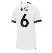 Maillot de football Réplique Manchester City Nathan Ake #6 Extérieur Femme 2023-24 Manche Courte