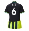 Maillot de football Réplique Manchester City Nathan Ake #6 Extérieur Femme 2024-25 Manche Courte