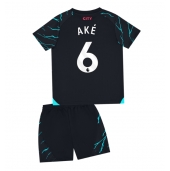 Maillot de football Réplique Manchester City Nathan Ake #6 Troisième Enfant 2023-24 Manche Courte (+ Pantalon court)