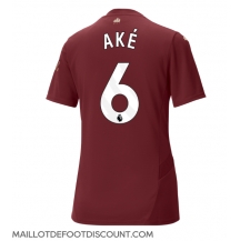 Maillot de football Réplique Manchester City Nathan Ake #6 Troisième Femme 2024-25 Manche Courte