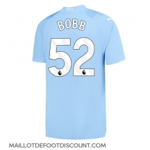 Maillot de football Réplique Manchester City Oscar Bobb #52 Domicile 2023-24 Manche Courte