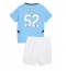 Maillot de football Réplique Manchester City Oscar Bobb #52 Domicile Enfant 2024-25 Manche Courte (+ Pantalon court)