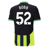 Maillot de football Réplique Manchester City Oscar Bobb #52 Extérieur 2024-25 Manche Courte