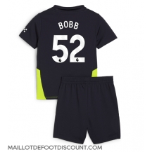 Maillot de football Réplique Manchester City Oscar Bobb #52 Extérieur Enfant 2024-25 Manche Courte (+ Pantalon court)