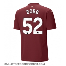 Maillot de football Réplique Manchester City Oscar Bobb #52 Troisième 2024-25 Manche Courte