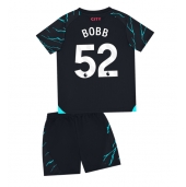 Maillot de football Réplique Manchester City Oscar Bobb #52 Troisième Enfant 2023-24 Manche Courte (+ Pantalon court)