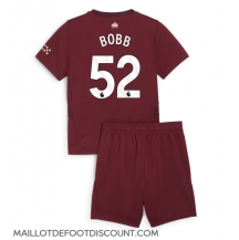 Maillot de football Réplique Manchester City Oscar Bobb #52 Troisième Enfant 2024-25 Manche Courte (+ Pantalon court)