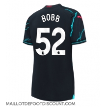 Maillot de football Réplique Manchester City Oscar Bobb #52 Troisième Femme 2023-24 Manche Courte