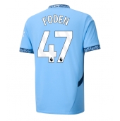 Maillot de football Réplique Manchester City Phil Foden #47 Domicile 2024-25 Manche Courte