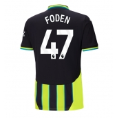 Maillot de football Réplique Manchester City Phil Foden #47 Extérieur 2024-25 Manche Courte