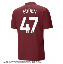 Maillot de football Réplique Manchester City Phil Foden #47 Troisième 2024-25 Manche Courte