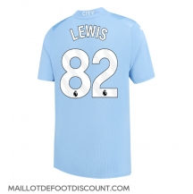 Maillot de football Réplique Manchester City Rico Lewis #82 Domicile 2023-24 Manche Courte