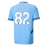 Maillot de football Réplique Manchester City Rico Lewis #82 Domicile 2024-25 Manche Courte