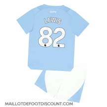 Maillot de football Réplique Manchester City Rico Lewis #82 Domicile Enfant 2023-24 Manche Courte (+ Pantalon court)