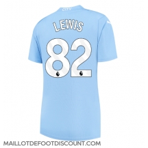 Maillot de football Réplique Manchester City Rico Lewis #82 Domicile Femme 2023-24 Manche Courte