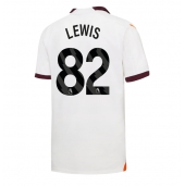 Maillot de football Réplique Manchester City Rico Lewis #82 Extérieur 2023-24 Manche Courte