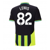 Maillot de football Réplique Manchester City Rico Lewis #82 Extérieur 2024-25 Manche Courte