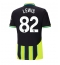 Maillot de football Réplique Manchester City Rico Lewis #82 Extérieur 2024-25 Manche Courte