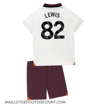 Maillot de football Réplique Manchester City Rico Lewis #82 Extérieur Enfant 2023-24 Manche Courte (+ Pantalon court)