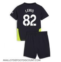 Maillot de football Réplique Manchester City Rico Lewis #82 Extérieur Enfant 2024-25 Manche Courte (+ Pantalon court)