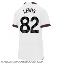 Maillot de football Réplique Manchester City Rico Lewis #82 Extérieur Femme 2023-24 Manche Courte