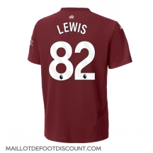 Maillot de football Réplique Manchester City Rico Lewis #82 Troisième 2024-25 Manche Courte