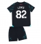 Maillot de football Réplique Manchester City Rico Lewis #82 Troisième Enfant 2023-24 Manche Courte (+ Pantalon court)